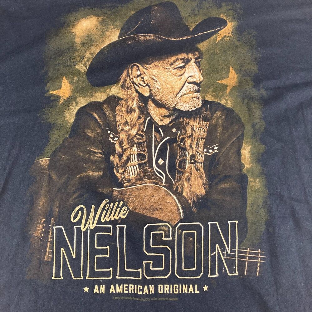 Willie Nelson T Shirt Mens 3XL Buck Wear Country Music Cowboy Graphic Tee
